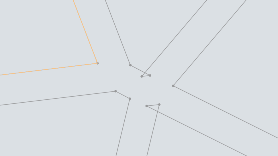 Cell edges crossing at some vertices